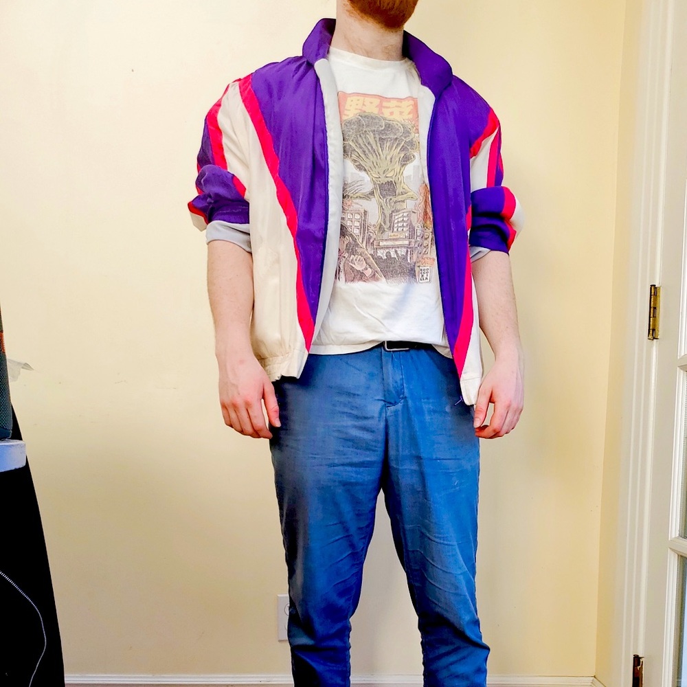 Silk lined windbreaker